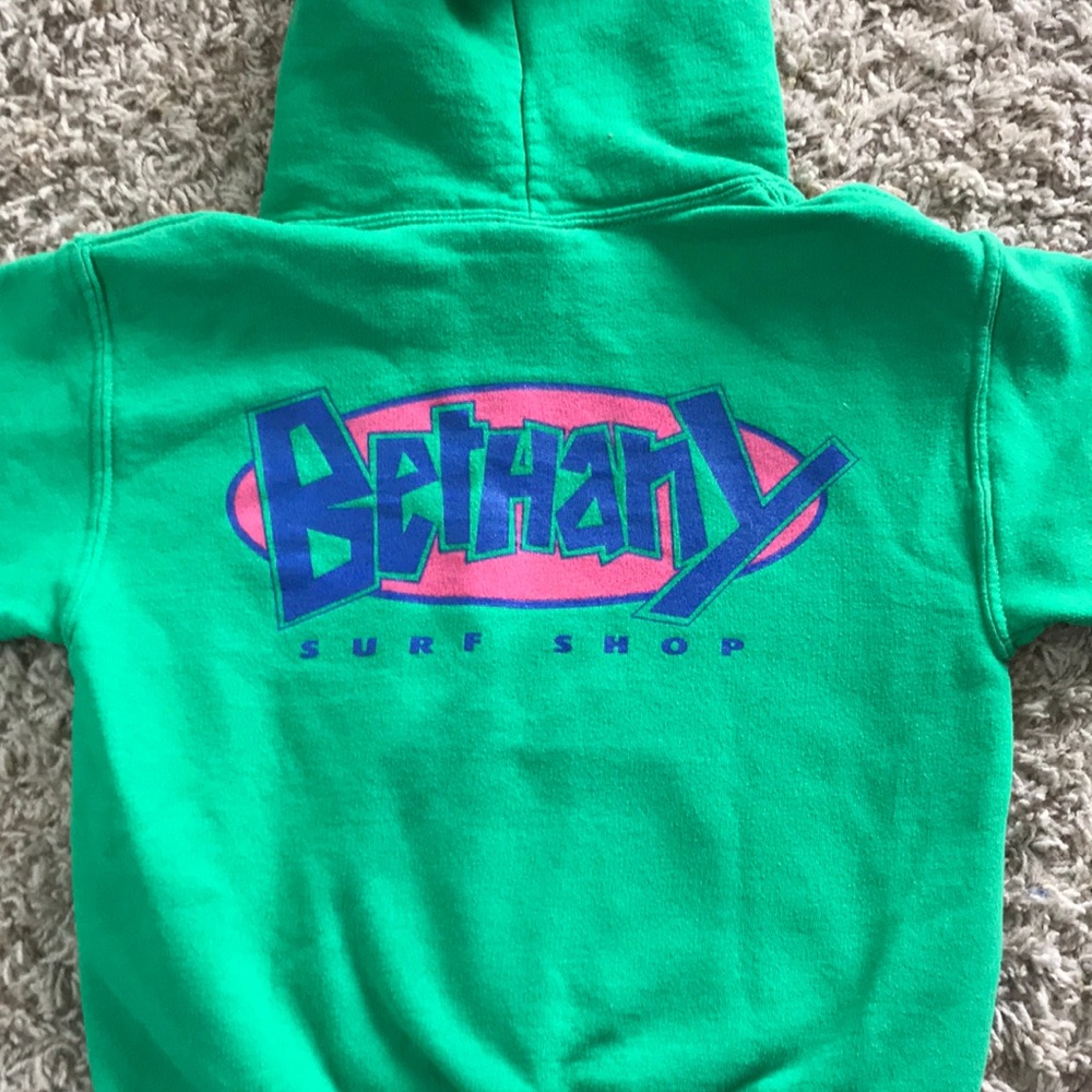 Bethany Surf Shop Hoodie Sweatshirt Delaware Beach